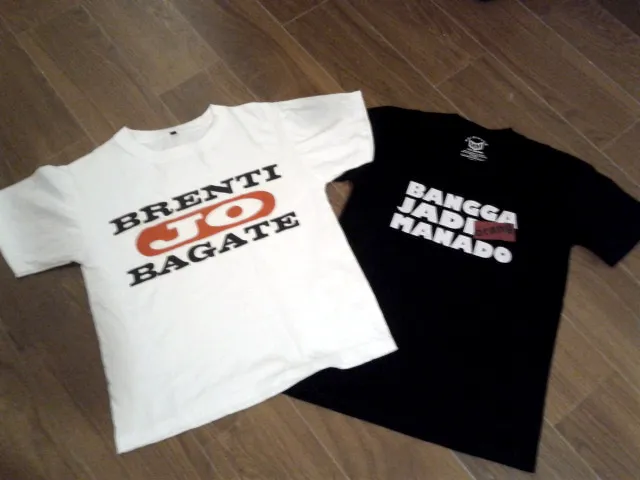 ご当地シリーズ第三弾 マナドTシャツ