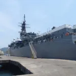海上自衛隊練習艦かしま＠ビトゥン港